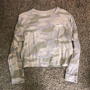 Camo Cropped Tee